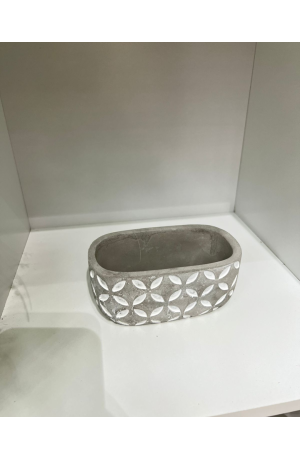 Floreira em  Cimento Étnico