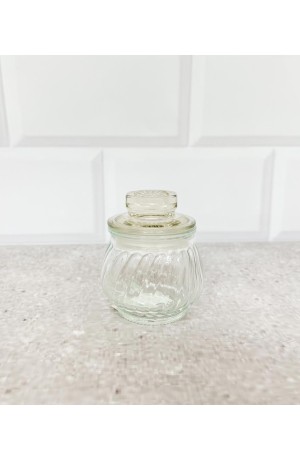 Pote de Vidro com Tampa Modelo 1