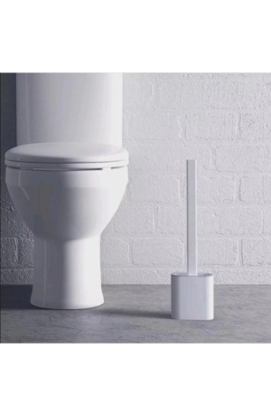 Escova de Vaso Silicone Branco