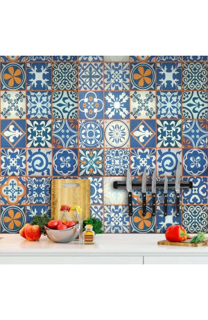 Papel de Parede Autoadesivo Azulejo Português