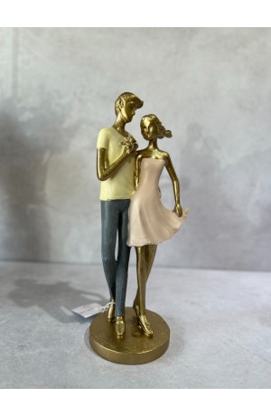 Escultura Casal em Resina