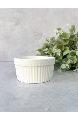 Ramequim de Cerâmica Classic Branca 1 peça