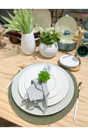 Sousplat Waves Cinza 33cm