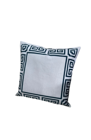 Capa de Almofada Verde c/ Zinza Serenity 43x43cm