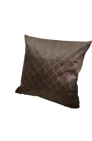 Capa de Almofada Pavia Marrom em Veludo 43x43cm