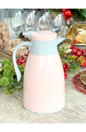 Garrafa Térmica Kinde em Plástico Rosa 1 Litro