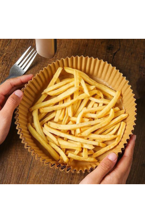 Forro Papel Manteiga para AirFryer com 50 folhas