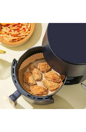 Forro Papel Manteiga para AirFryer com 50 folhas