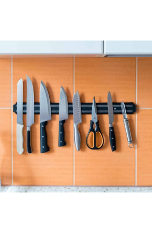 Barra Magnética Multiuso 38cm - Facas e Ferramentas