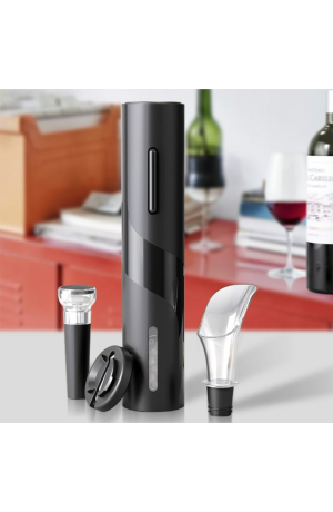 Kit Abridor de Vinho Eletrico com 4 Peças