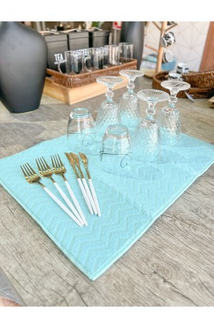 Aparador de Louça Microfibra - Verde