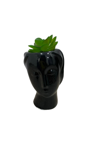 Vaso Preto de Ceramica