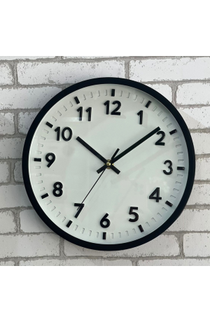 Rélogio de Parede Preto 25CM