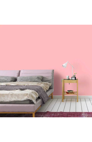 Papel de Parede Rosa Liso Autoadesivo 5mX45cm