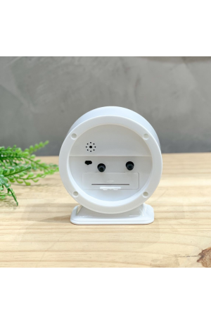 Relógio de Mesa Redondo - Branco