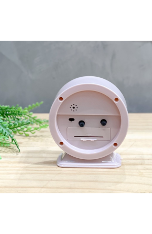 Relógio de Mesa Redondo - Rosa