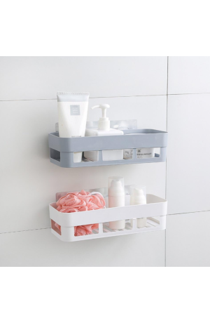 Suporte Organizador Branco de Plástico