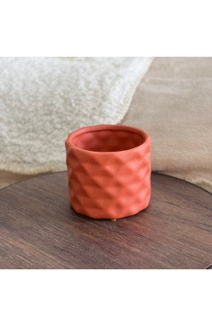 Cachepot Diamante Terracota P de Ceramica