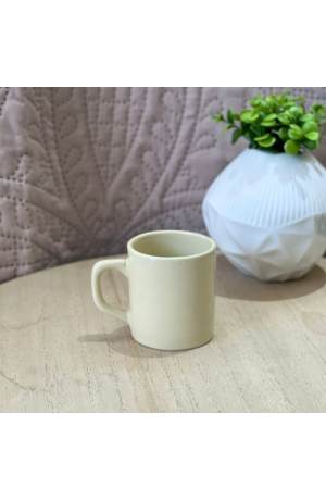  Xícara Amarela de Cerâmica - 85ml