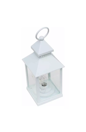 Luminária Marroquina com Fio de Led -  Branca