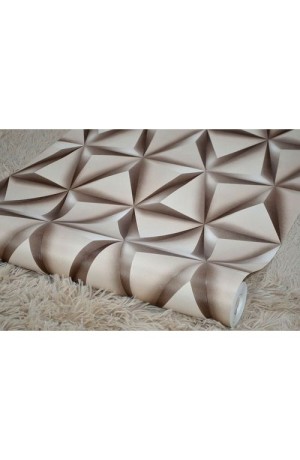 Papel de Parede 3D Bege 5m X 45cm