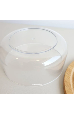 Queijeira de Bambu com Tampa