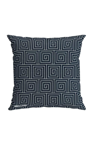 Capa de Almofada Azul com Listras Brancas Serenity 43x43cm