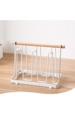Escorredor de Copos e Taças Viena Branco