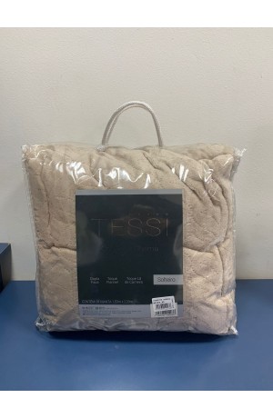  Cobertor Sherpa Solteiro 1,50x2,20m Nude Argila