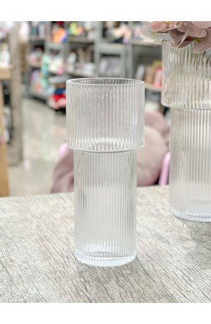 Vaso em Vidro Decorativo 10.5cm  X 14.5 cm
