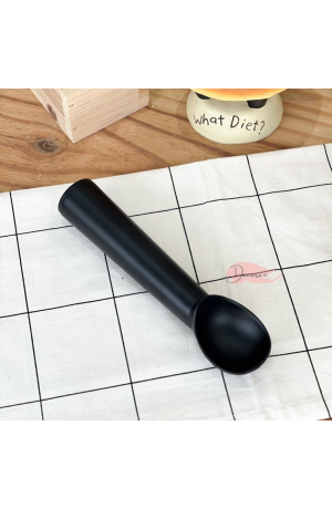 Colher de Sorvete em Aluminio - Preta