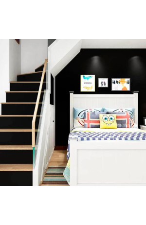 Papael de Parede Preto Fosco Autoadesivo 5m X 45cm