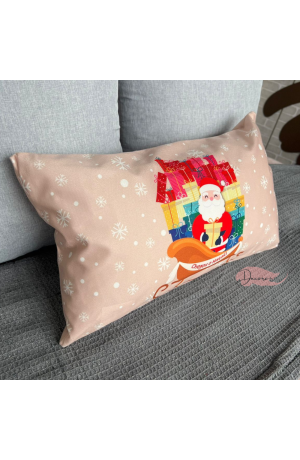 Capa de Almofada Retangular Natalina 49x31,5cm Mod 1