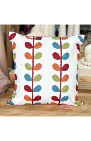Capa de Almofada Bordada - 43cm X 43cm Mod 2