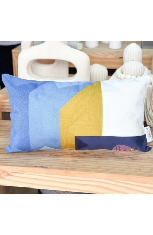 Capa de Almofada Bordada Retangular - 30cm X 50cm Mod 1