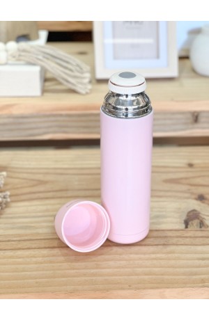 Garrafa Térmica Parede Dupla de Inox  Rosa - 500ml