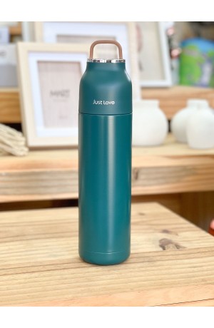 Garrafa Térmica Parede Dupla de Inox  Verde - 500ml