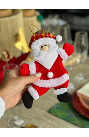 Enfeite p/ Pendurar Papai Noel Vermelho
