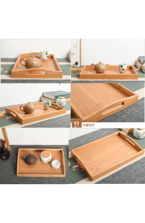 Bandeja de Bambu - Vinca 36cm X 23cm X 5,5cm