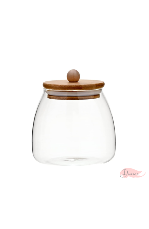 Pote de Vidro com Tampa - 600ml