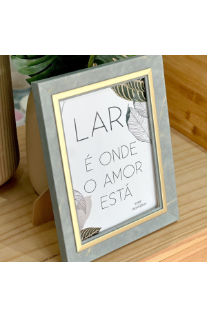 Porta Retrato Cinza Escuro 