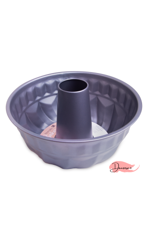 Forma de Bolo com Furo Central Antiaderente Redonda  - 24cm X 9cm