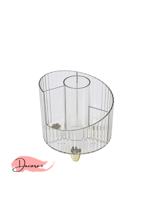 Organizador Multiuso de Acrilico Transparente - 12.5cm X 12cm