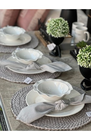 Jogo Americano Ecológico Cinza - 38cm