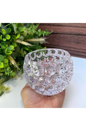 Castiçal de Vidro  - Esfera 6cm