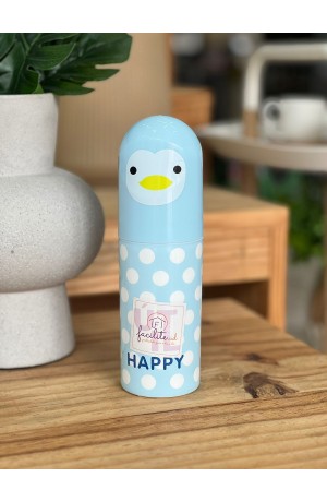 Porta Escova de Dentes Azul de Plástico - 5,7cm X 20cm