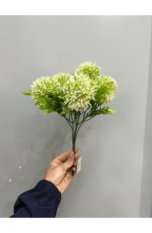 Buquê de Allium Branco - 31cm ( Artificial )