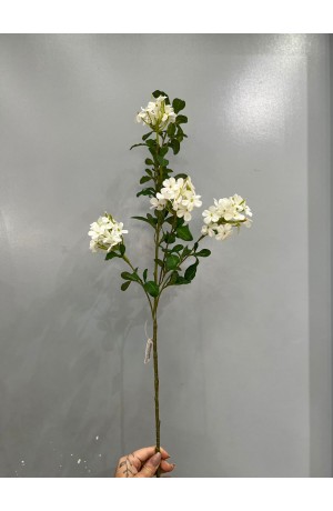 Haste de Hortência Branca - 100cm ( Artificial )