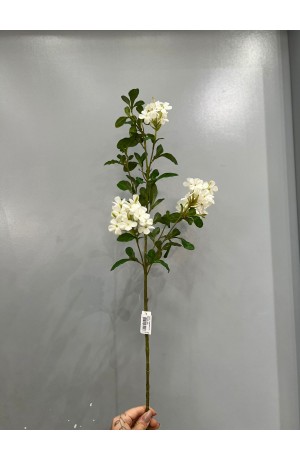 Haste de Hortência Branca - 100cm ( Artificial )