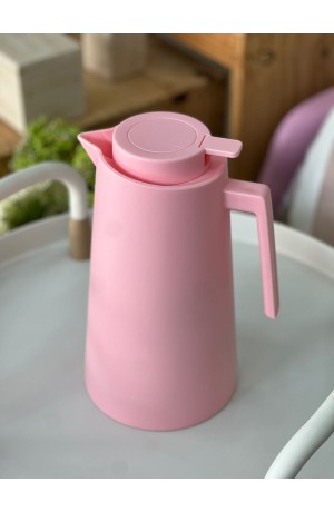 Garrafa Térmica de Plástico Rosa - 1L